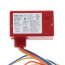 Enclosed Pilot Relay w/ Red Housing, 10 Amp, SPDT, 1/3 HP, 10-30 Vac/DC/120 Vac Coil