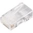 RJ45-5100 CAT5e RJ45 Pass-Through Connectors (Pack of 100)