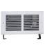 Register Plus White Wall Fan Heater, 1500/1000/500 Watt (120V)
