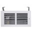Register Plus White Wall Fan Heater, 1600/900/700 Watt (240V)