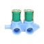 E-1 Clothes Washer Valve, 3/4" 11.5 NHT Inlet, 1/2" ID Hose Outlet (120V)