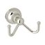 Arcana Double Robe Hook (Polished Nickel)