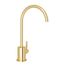 Lux C-Spout Filter Kitchen Faucet, Metal Lever Handle (Unlacquered Brass), R7517ULB