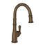 Perrin and Rowe Georgian Era Pull-Down Bar/Food Prep Kitchen Faucet, Metal Lever Handle (English Bronze), U.4743EB-2