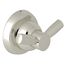 Perrin and Rowe Holborn Double Robe Hook (Polished Nickel)