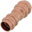 7/8" x 3/4" OD ACR Copper Press Reducing Coupling
