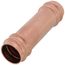 1-3/8" OD ACR Copper Press Extended Length Coupling, No-Stop