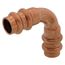1/2" OD ACR Copper Press Long Radius 90-Degree Elbow
