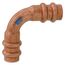1/2" OD ACR Copper Press Long Radius 90-Degree Elbow