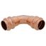 7/8" ODACR Copper Press Long Radius 90-Degree Elbow