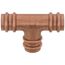 1-1/8" OD ACR Copper Press Tee