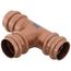 1-1/8" OD ACR Copper Press Tee