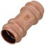7/8" OD ACR Copper Press Coupling, Staked Stop