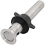 Stainless Metal Drain Assembly for Sink - Push Pop-Up w/ Overflow, RP101630SS