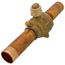 1-3/8" OD FTG Cyclemaster Multi-Split Ball Valve w/ Access Port