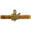 1-3/8" OD FTG Cyclemaster Multi-Split Ball Valve w/ Access Port