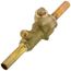 1/2" OD FTG Cyclemaster Multi-Split Ball Valve w/ Access Port