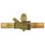 7/8" OD FTG Cyclemaster Multi-Split Ball Valve w/ Access Port