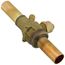 7/8" OD FTG Cyclemaster Multi-Split Ball Valve w/ Access Port
