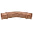7/8" Refrigerant Copper Press 45° Elbow