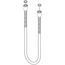 Hand Shower Hose & Gaskets, 69" UltraFlex (Champagne Bronze), RP64157CZ