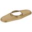 Cassidy Escutcheon w/ Gasket - 4" - 1 Hole Bathroom & Bar (Champagne Bronze), RP72711CZ