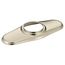 Cassidy Escutcheon w/ Gasket - 4" - 1 Hole Bathroom & Bar (Polished Nickel), RP72711PN