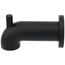 Trinsic 6-1/8" Pull-Up Diverter Wall Mounted Tub Spout (Matte Black), RP73371BL