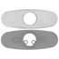Escutcheon & Gasket, 3 Hole (Chrome), RP78359