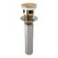 2-1/8" Luxe Gold Drain Assembly for Sink - Push Button Pop-Up w/ Overflow, RP81628GL