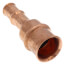 7/8" to 1/2" Refrigerant Copper Press Reducer Coupling, 3051140800111