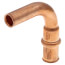 3/8" Refrigerant Copper Press Long Radius 90° Street Elbow, 3501060600111