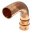 1-3/8" Refrigerant Copper Press Long Radius 90° Street Elbow