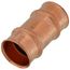 1-3/8" Refrigerant Copper Press Slip Coupling, Buna-N O-Ring, 3021222200111