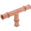 3/8" Refrigerant Copper Press Tee, 3091060606111