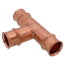 1" Refrigerant Copper Press Tee