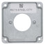 4" Square Surface Cover for #3330-30A 250V Twist-Lock