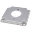 4" Square Surface Cover for One 4-Wire Twist-Lock Single Receptacle