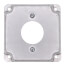4" Square Surface Cover for One 4-Wire Twist-Lock Single Receptacle