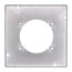 4-11/16" Square Surface Cover w/ 2-15/32" Dia. Hole