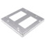 4-11/16" Square Surface Cover for Two Ground Fault Receptacles