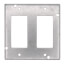 4-11/16" Square Surface Cover for Two Ground Fault Receptacles