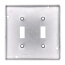 4-11/16" Square Surface Cover for Two Toggle Switches