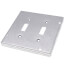 4-11/16" Square Surface Cover for Two Toggle Switches