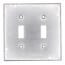 4-11/16" Square Surface Cover for Two Toggle Switches