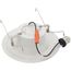 6" Economy LED Recessed Retrofit Downlight, 8W, 4000K, 90 CRI, Round Smooth Trim (White)