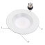 6" Performance 5 CCT Selectable Round LED Recessed Downlight, Smooth Trim - White (9W)