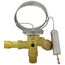 CO Series 3/8" x 1/2" x 1/4" Flare-Solder-Solder Changeable Orifice R-404A/R-507 Thermal Expansion Valve w/ 60" Capillary