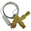 CO Series 3/8" x 1/2" x 1/4" Flare-Solder-Solder Changeable Orifice R-404A/R-507 Thermal Expansion Valve w/ 60" Capillary