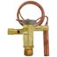 CV Series 3/8" x 1/2" x 1/4" Solder R-410A Thermal Expansion Valve w/ Check Valve, 60" Capillary (5 Ton)